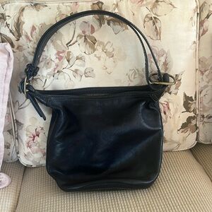 Vintage Coach Leather Bucket Bag 👜